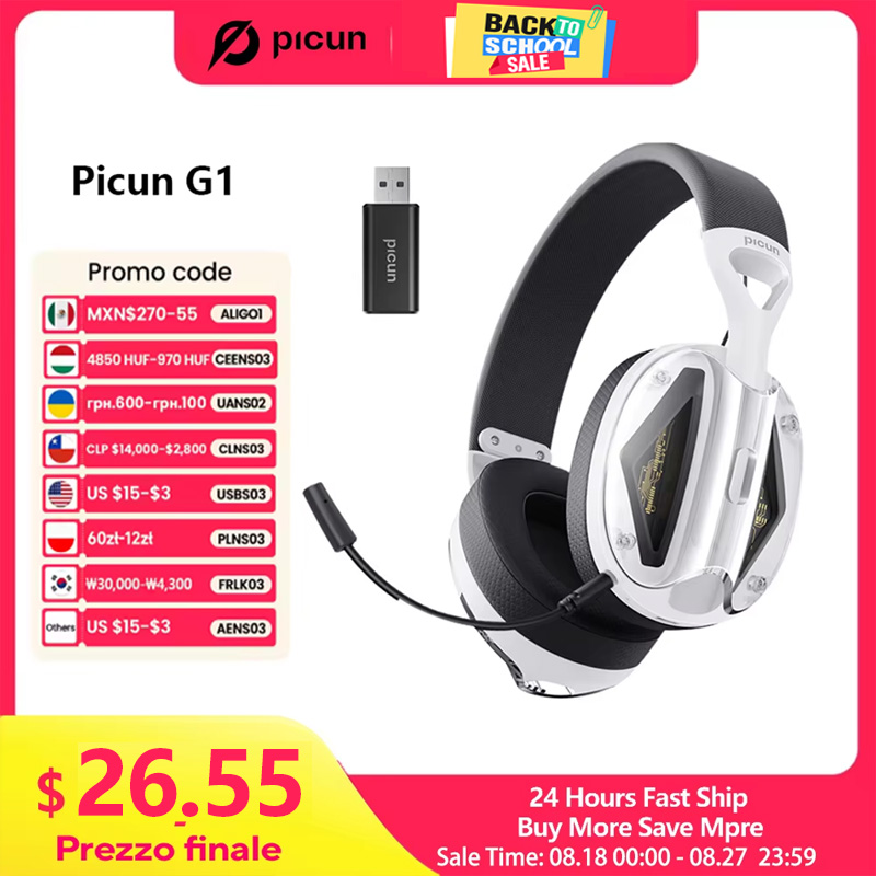Pc Gaming X3D - Picun G1 2.4 جيجا هرتز سماعة