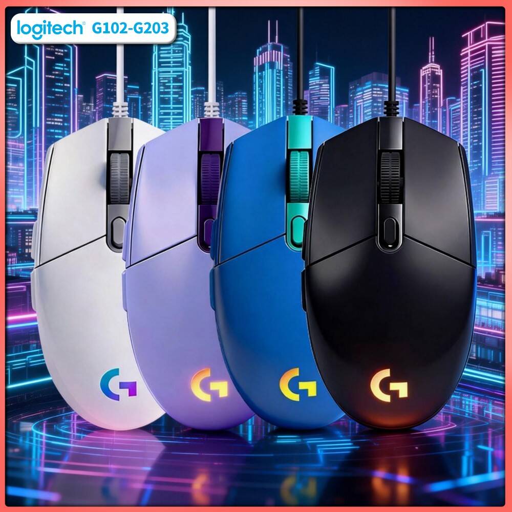 Logitech Mouse G203 - ماوس الألعاب لوجيتك G203 Prodigy RGB