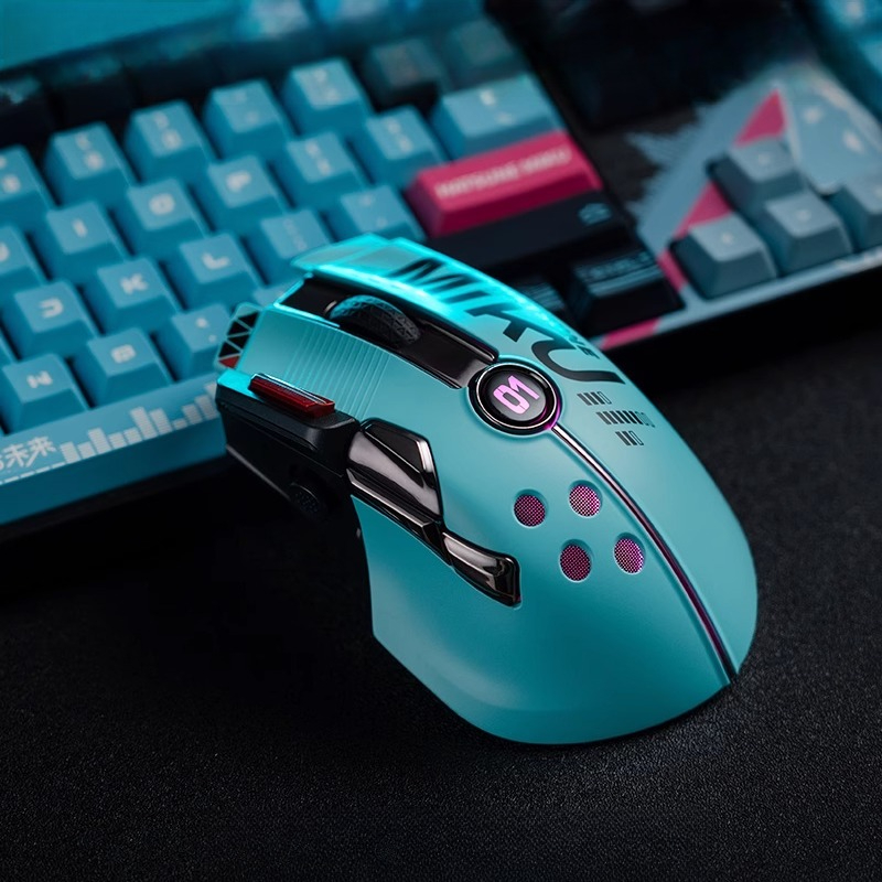 Pc Gaming Hatsune Miku - ماوس ألعاب لاسلكي Hatsune Miku Anime