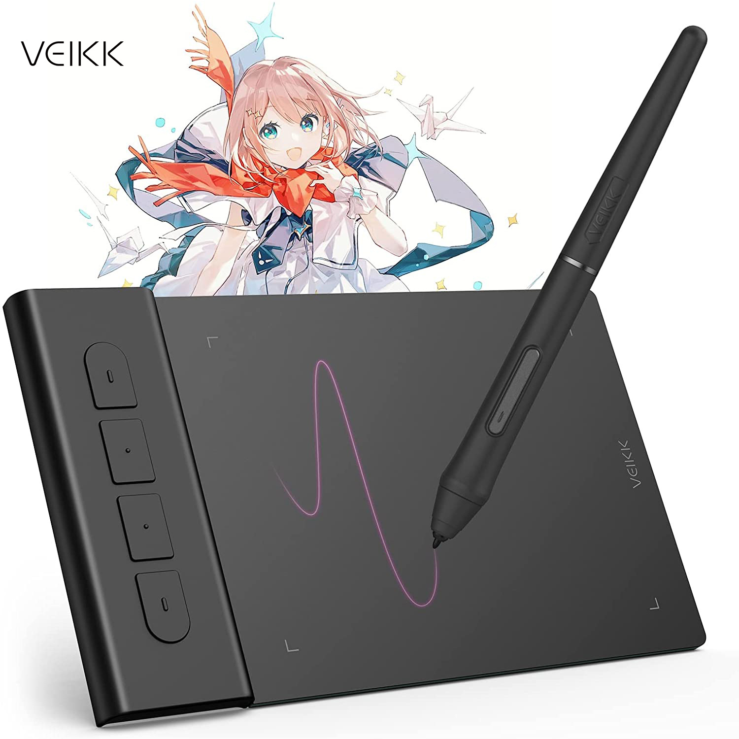 Pc Gaming Drawing - تابلت رسم جرافيك VEIKK VK430، مقاس