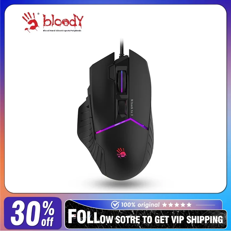 Pc Gaming X3D - A4tech Bloody W95MAX ماوس سلكي RGB