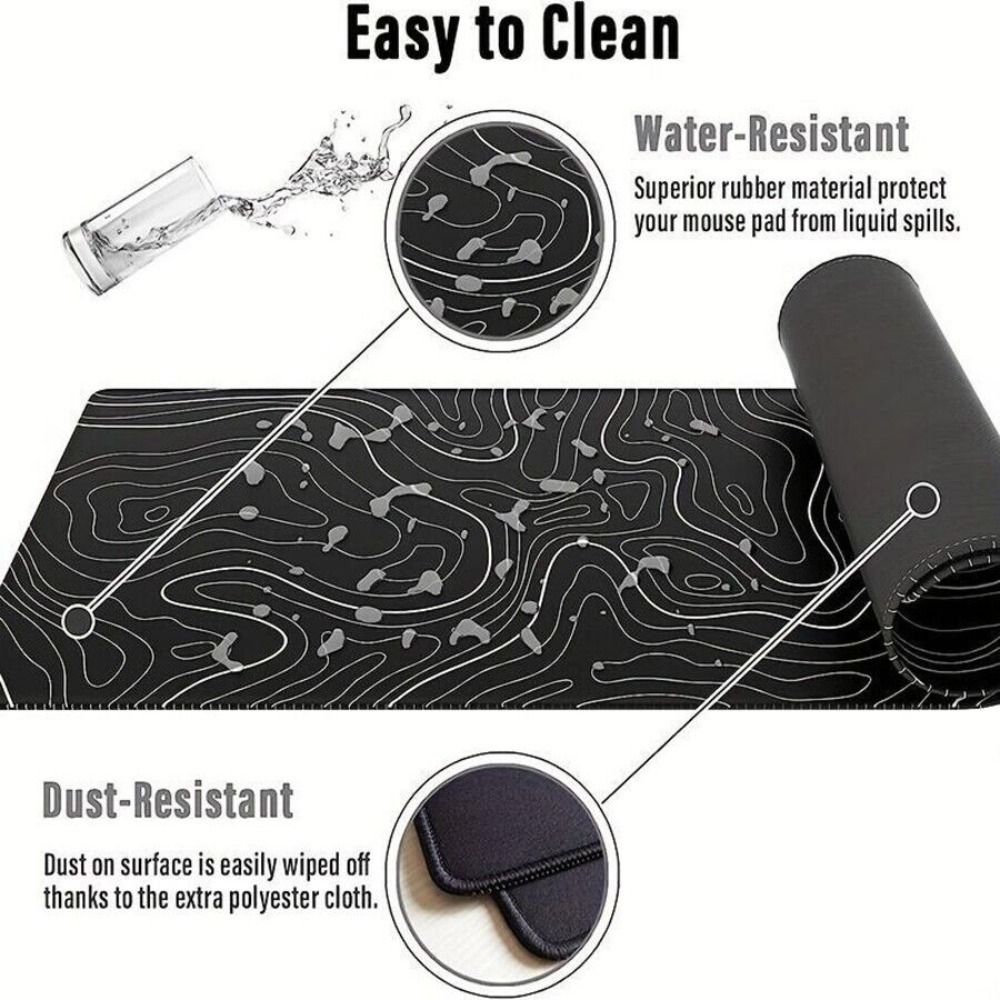 لوحة ماوس للألعاب احترافية بتص - مراجعة Gaming Desk Mat وسعره