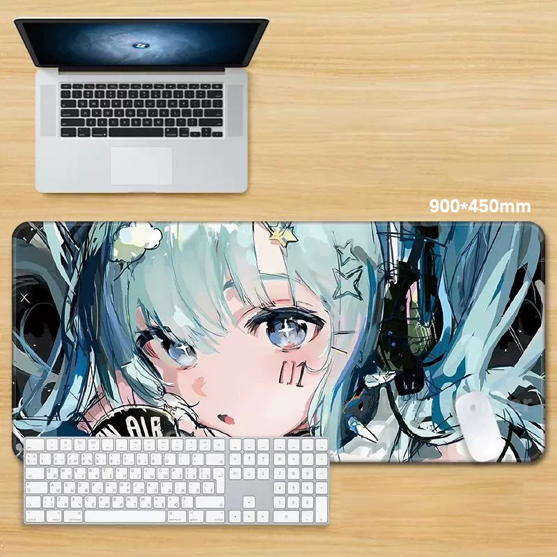 لوحة ماوس أنيمي للألعاب، وسادة - مراجعة Pc Gaming Hatsune Miku وسعره