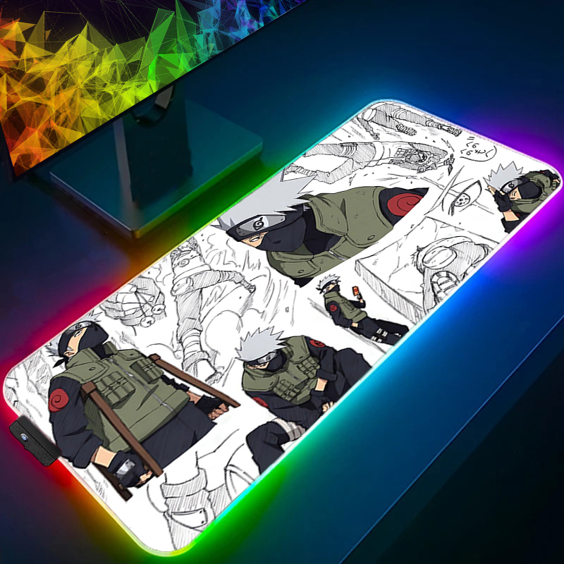 لوحة ماوس RGB ناروتو كاكاشي ها - مراجعة Pc Gaming Naruto وسعره