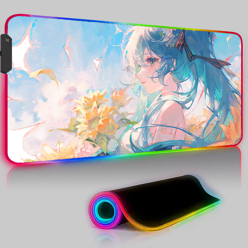 لوحة ماوس وردي عالي الجودة من  - مراجعة Pc Gaming Hatsune Miku وسعره