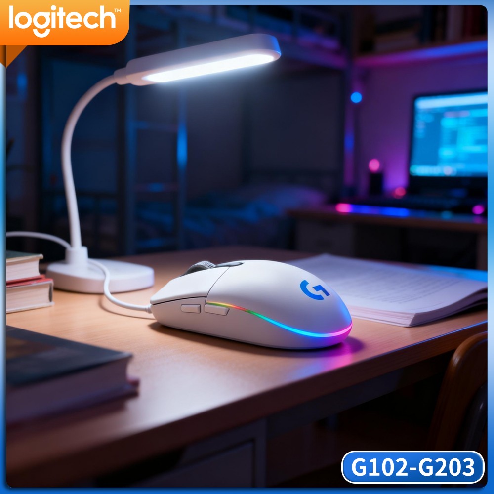 ماوس ألعاب لوجيتك جي 102 سلكي، - مراجعة Logitech Mouse G203 وسعره