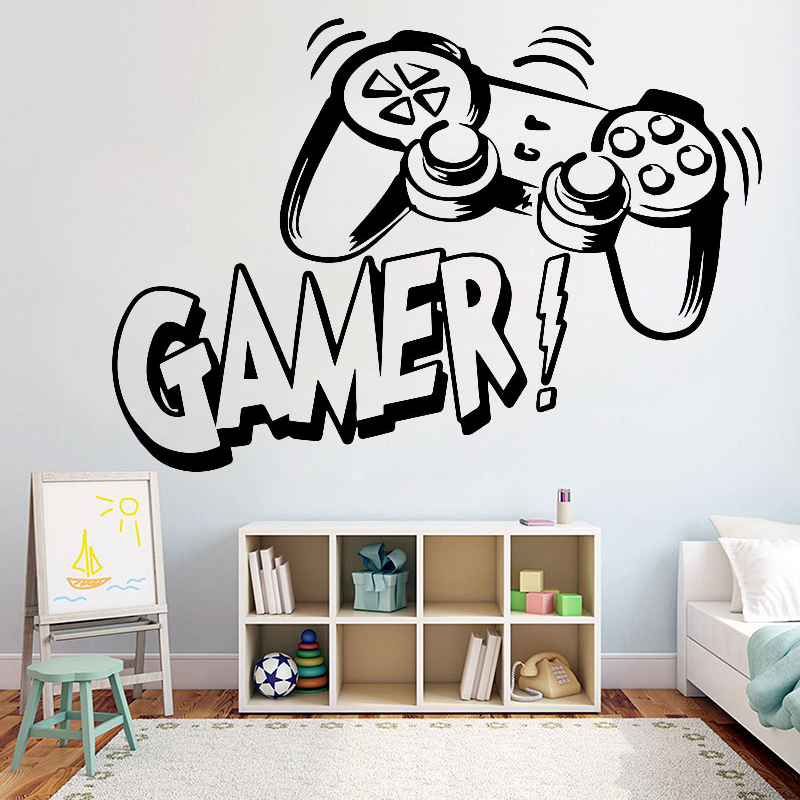 الجدار ملصق للأطفال غرفة لعبة  - مراجعة Pc Gaming Quotes وسعره