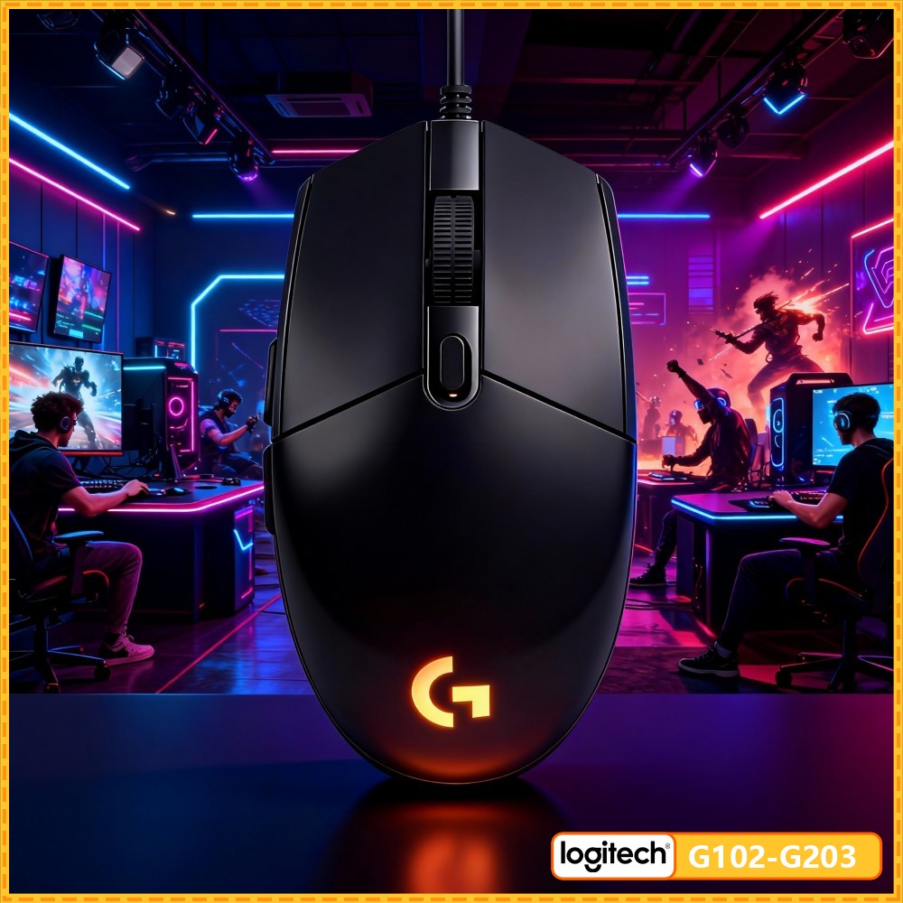 ماوس ألعاب لوجيتك G203 سلكي بإ - مراجعة Logitech Mouse G203 وسعره
