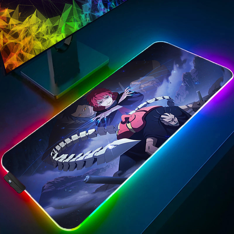 لوحة ماوس كبيرة للألعاب بإضاءة - مراجعة Pc Gaming Naruto وسعره