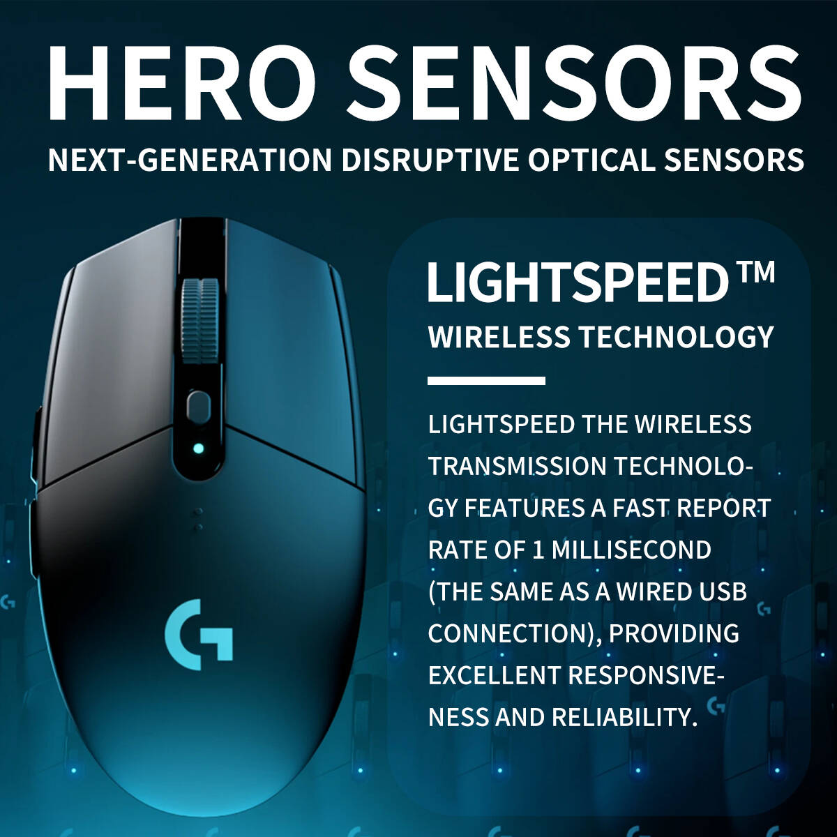 فأرة ألعاب لاسلكية لوجيتك G304 - مراجعة Logitech Mouse G203 وسعره