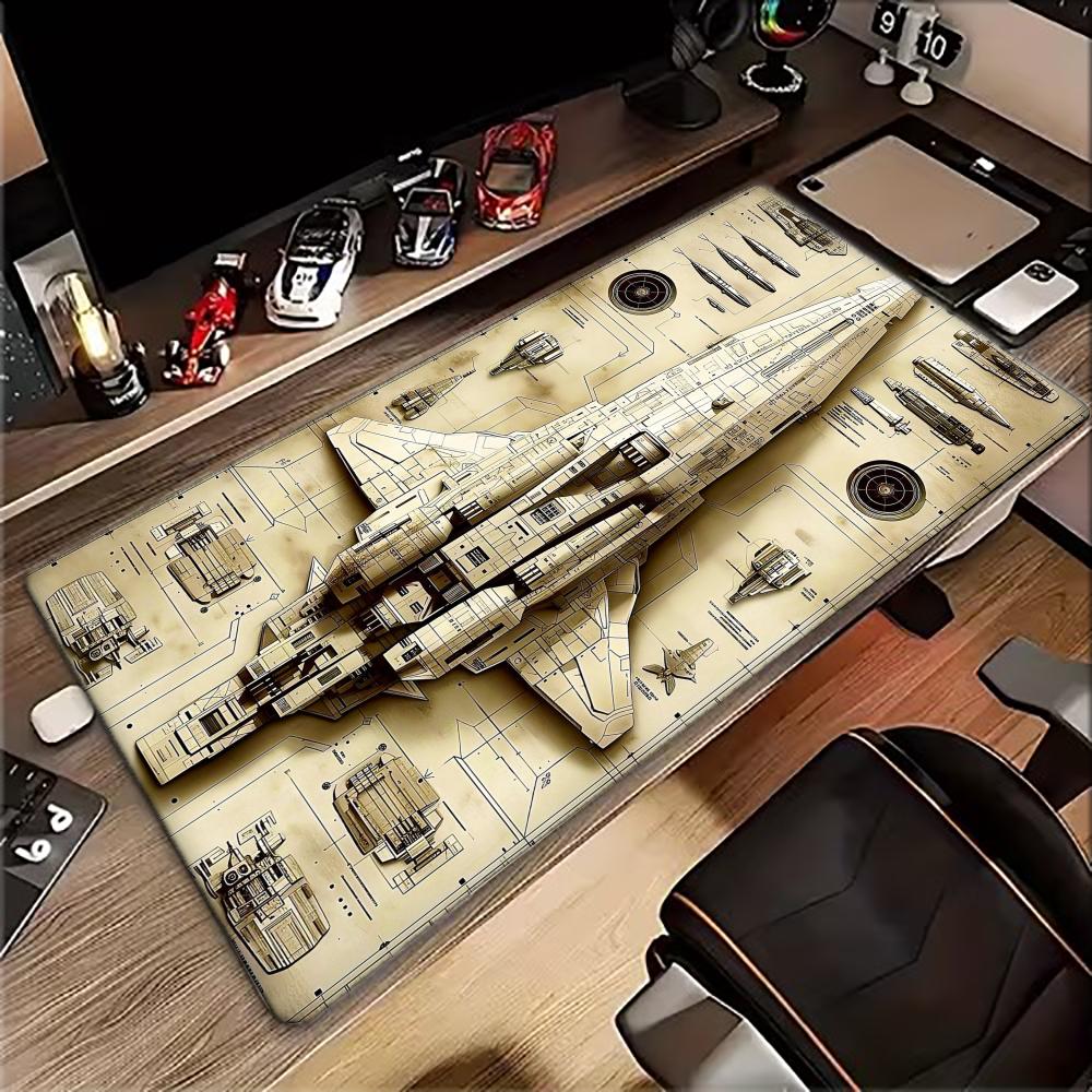 لوحة ماوس كبيرة جداً XXL للألع - مراجعة Pc Gaming Drawing وسعره