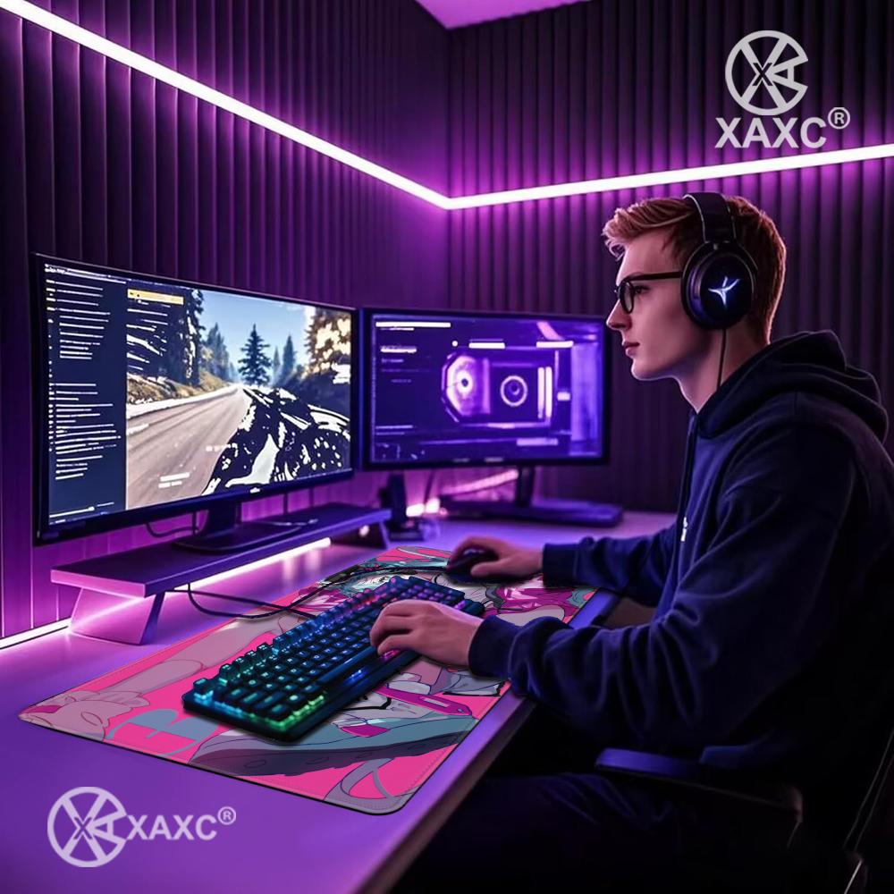 لوحة ماوس كبيرة للألعاب بتصميم - مراجعة Pc Gaming Hatsune Miku وسعره