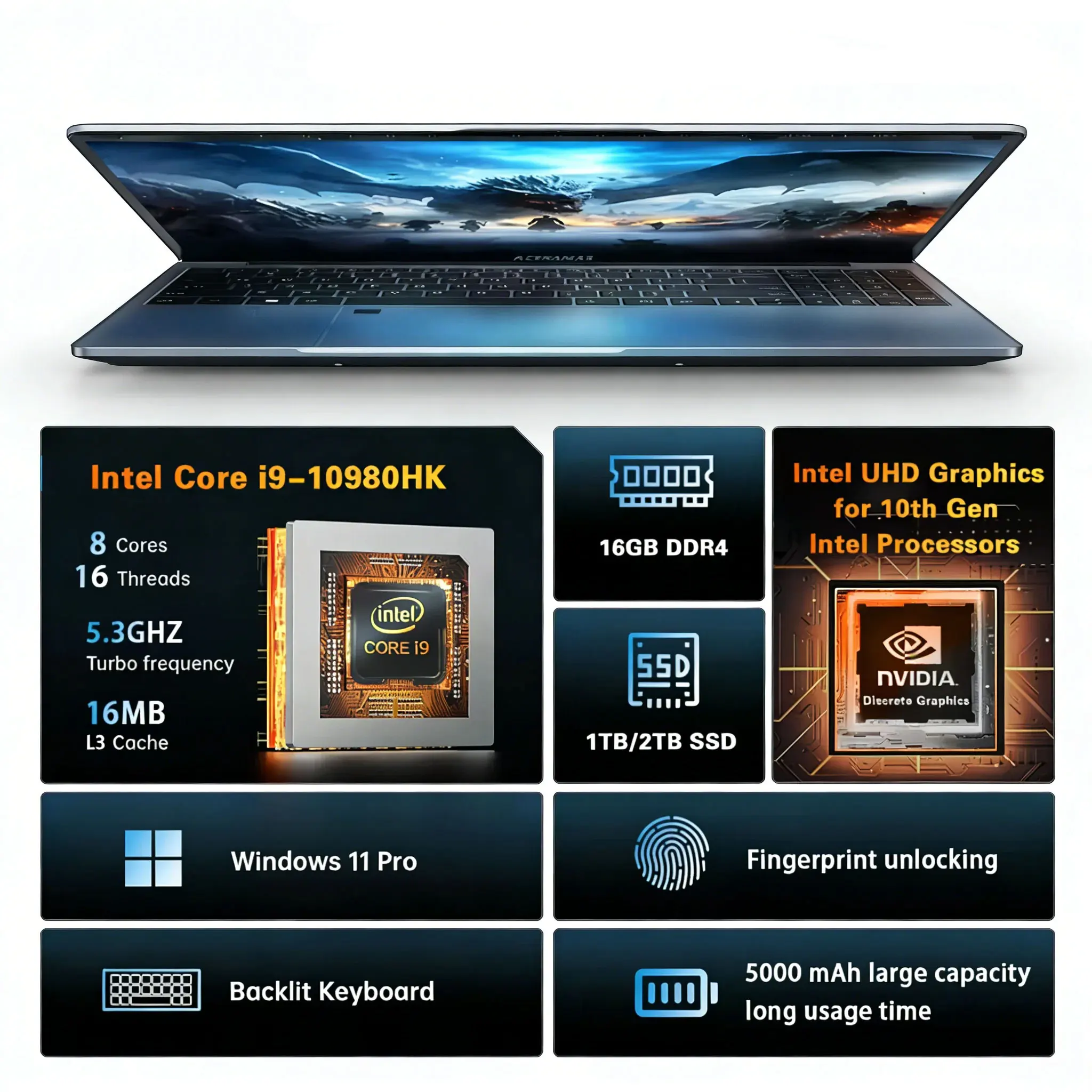 كمبيوتر محمول للألعاب مقاس 15. - مراجعة Pc Gaming Notebook وسعره