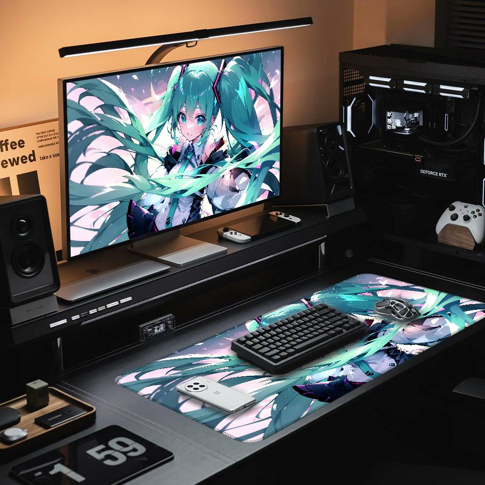 H-Hatsunes Miku Girl Mouse Pad - مراجعة Pc Gaming Hatsune Miku وسعره