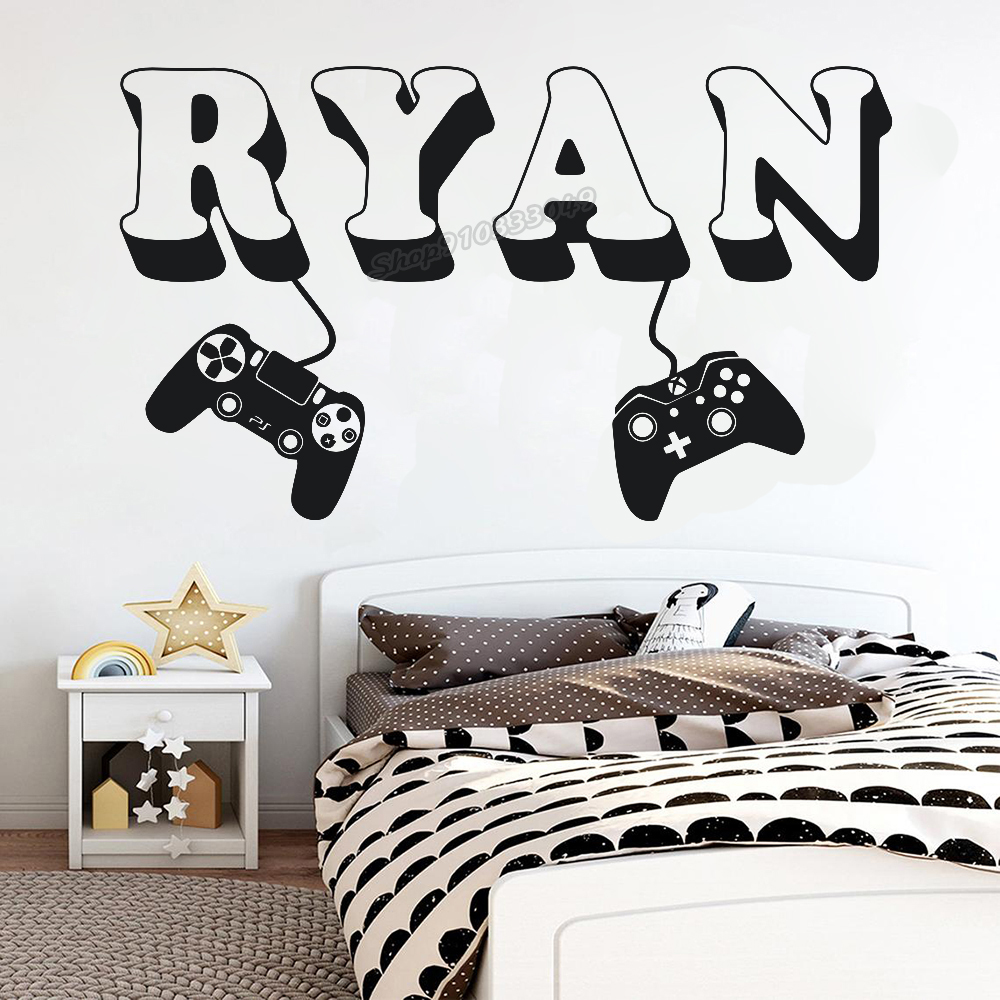ألعاب الجدار ملصق مخصص اسم تحك - مراجعة Pc Gaming Quotes وسعره