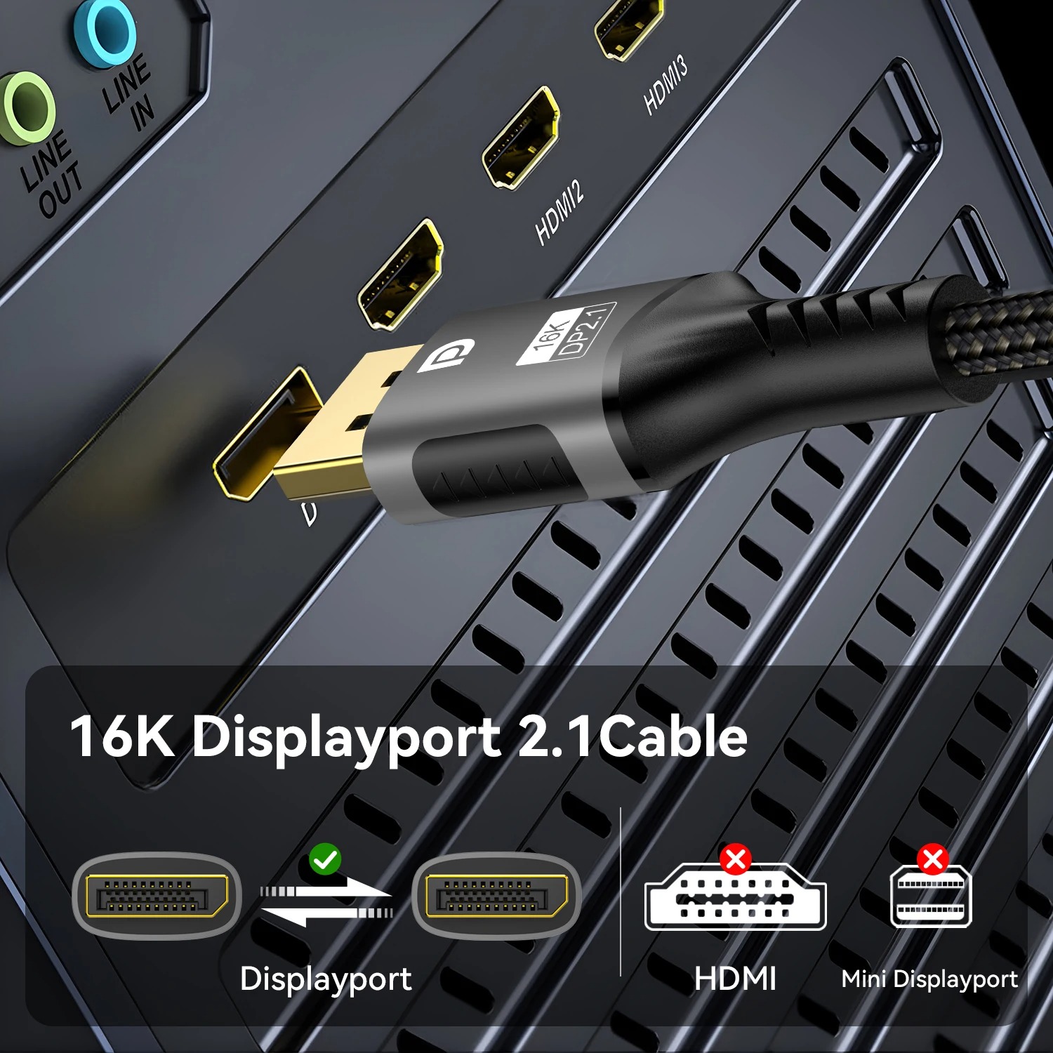 كابل DisplayPort يدعم دقة 16K، - مراجعة Pc Zotac Gaming وسعره