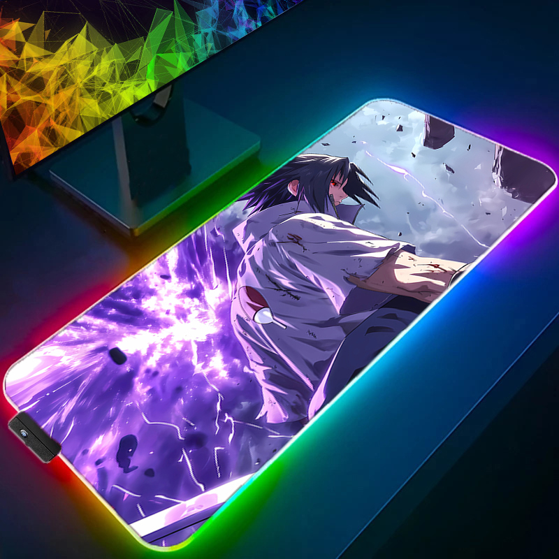 لوحة ماوس LED متينة بتصميم أنم - مراجعة Pc Gaming Naruto وسعره