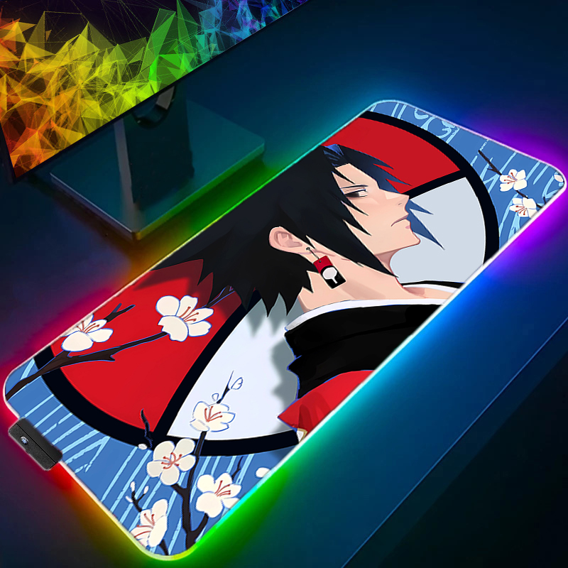 لوحة ماوس LED متينة بتصميم أنم - مراجعة Pc Gaming Naruto وسعره