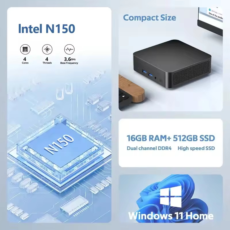 كمبيوتر محمول صغير إنتل N150 ط - مراجعة Pc Gaming Amd Ryzen 7 وسعره